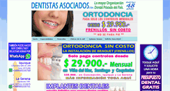 Desktop Screenshot of dentistasasociados.cl