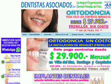 Tablet Screenshot of dentistasasociados.cl